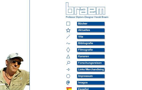 Vorschau von www.haraldbraem.de, Harald Braem - Autorenseite