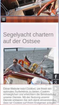 Vorschau der mobilen Webseite www.classic-yachtcharter.de, Klassik Yachtcharter