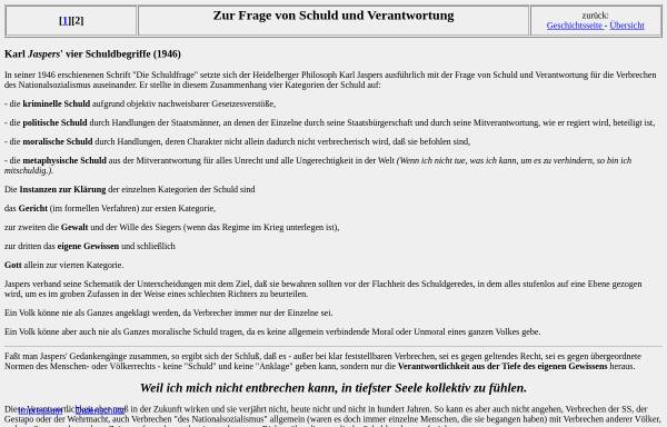 Vorschau von www.zum.de, Karl Jaspers' vier Schuldbegriffe (1946)