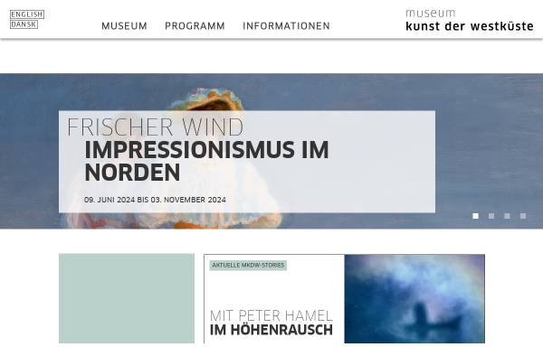 Vorschau von www.mkdw.de, Museum 'Kunst der Westküste'
