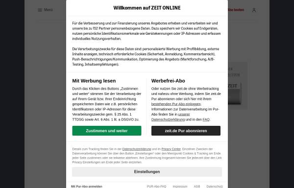 Vorschau von www.zeit.de, Jetzt soll es dir gut gehen