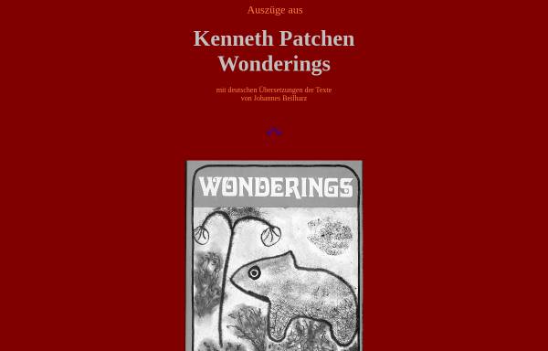 Kenneth Patchen: Wonderings