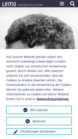 Vorschau der mobilen Webseite www.dhm.de, Maximilian Harden