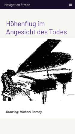 Vorschau der mobilen Webseite www.peter-feuchtwanger.de, Höhenflug im Angesicht des Todes