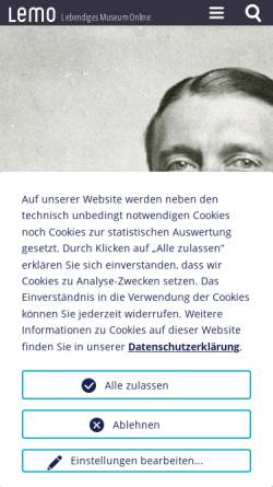 Vorschau der mobilen Webseite www.dhm.de, Biographie: Adolf Hitler, 1889-1945