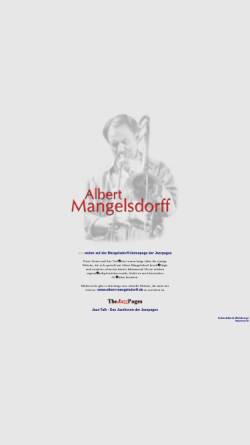 Vorschau der mobilen Webseite jazzpages.com, The JazzPages: Albert Mangelsdorff