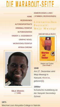 Vorschau der mobilen Webseite www.marabout.de, Meja Mwangi