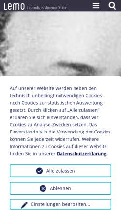 Vorschau der mobilen Webseite www.dhm.de, Biographie: Wladimir I. Lenin, 1870-1924