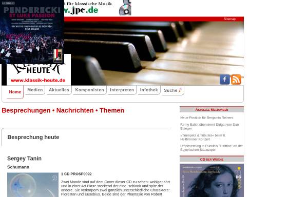 Vorschau von www.klassik-heute.de, Poet und Virtuose