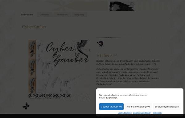 Vorschau von www.zauberfee.de, CyberZauber - Webprojekte zum Mitschreiben