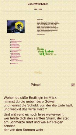 Vorschau der mobilen Webseite www.fa-kuan.muc.de, Gedichte von Josef Weinheber