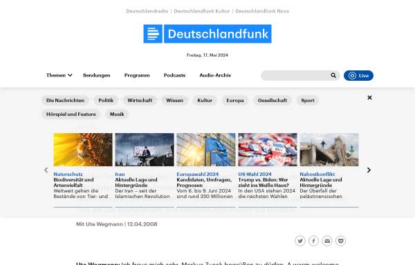 Vorschau von www.deutschlandfunk.de, Eine Kindheit in Nazideutschland