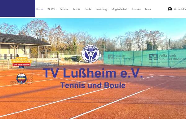 Vorschau von www.tv-lussheim.de, Tennisverein Lußheim e.V.