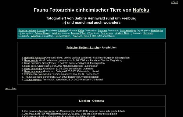Vorschau von nafoku.de, Fauna Fotoarchiv einheimischer Tiere von Nafoku