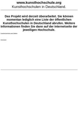 Kunsthochschulen in Deutschland