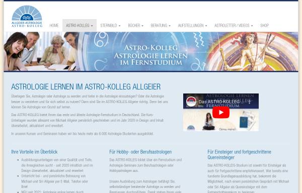 Vorschau von www.astro-kolleg.de, Astro-Kolleg