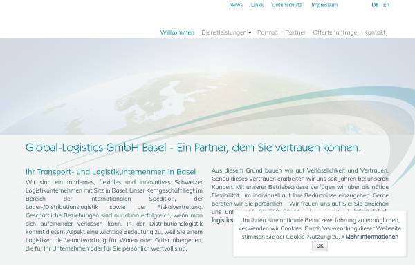 Vorschau von www.global-logistics.ch, Global-Logistics GmbH