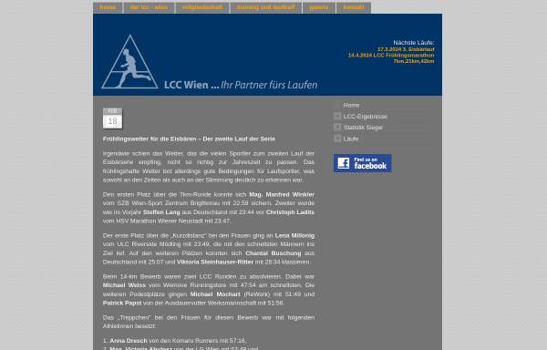 Vorschau von www.lcc-wien.at, LCC Wien