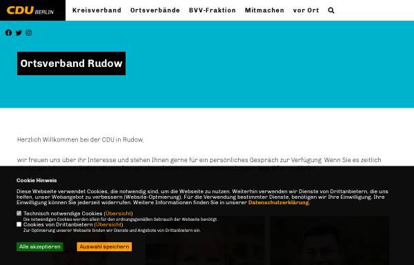 Vorschau von www.cdu-rudow.de, CDU Rudow