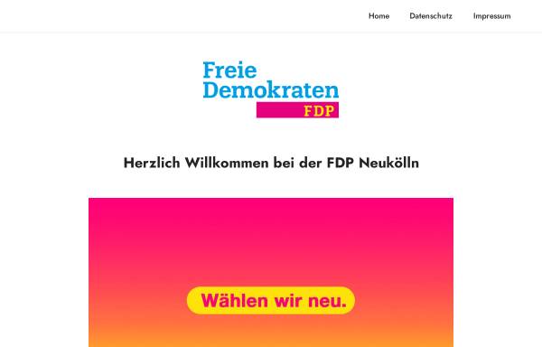 Vorschau von www.fdp-neukoelln.de, FDP Neukölln