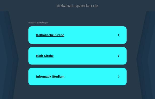 Vorschau von www.dekanat-spandau.de, Katholische Gemeinden im Dekanat Spandau