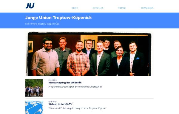 Vorschau von www.ju-treptow-koepenick.de, Junge Union Treptow-Köpenick