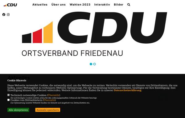 Vorschau von www.cdu-friedenau.de, CDU Friedenau