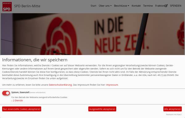 Vorschau von spd-berlin-mitte.de, SPD Berlin-Mitte