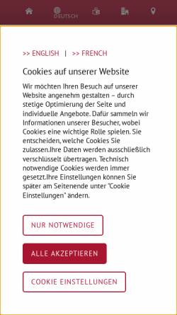 Vorschau der mobilen Webseite www.stiftung-hsh.de, Stiftung Gedenkstätte Berlin-Hohenschönhausen