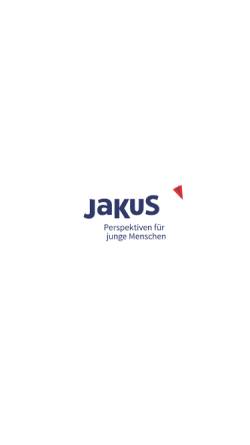 Vorschau der mobilen Webseite www.jakus.org, JaKuS e.V. Jugendarbeit, Kultur und soziale Dienste