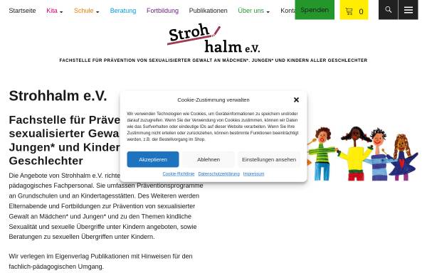 Vorschau von www.strohhalm-ev.de, Strohhalm e.V.