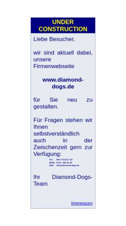 Vorschau der mobilen Webseite www.diamond-dogs.de, Diamond Dogs