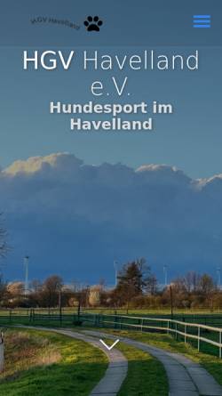Vorschau der mobilen Webseite www.hgv-hundesport.de, Hovawart- und Gebrauchshundesportverein Berlin e.V.