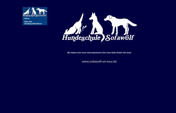 Vorschau von www.hundeschule-sofawolf.de, Hundeschule Sofawolf