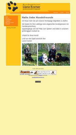 Vorschau der mobilen Webseite www.hundeschule-kramer.de, Hundeschule und -pension Liane Kramer
