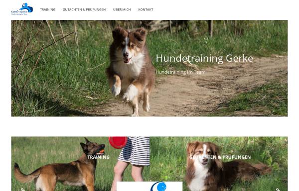 Vorschau von www.hundetraining-gerke.de, Hundetraining Gerke