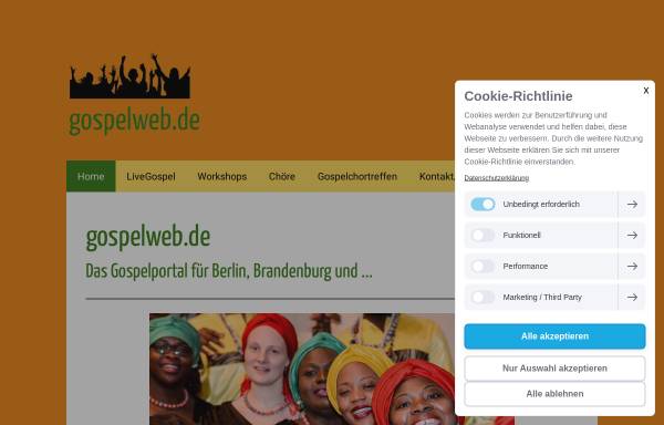 Berlin Gospel Web - Online Magazin für Gospelmusik