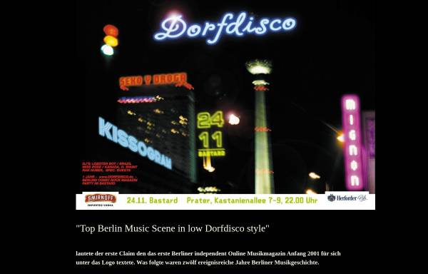 Vorschau von www.dorfdisco.de, Dorfdisco