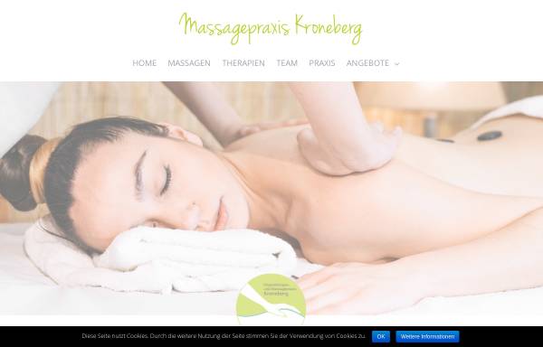 Vorschau von www.massagepraxis-kroneberg.de, Massagepraxis Barbara Kroneberg