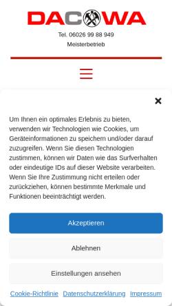 Vorschau der mobilen Webseite www.dachbeschichtung-alfa.de, Alfa Deutschland Ltd.