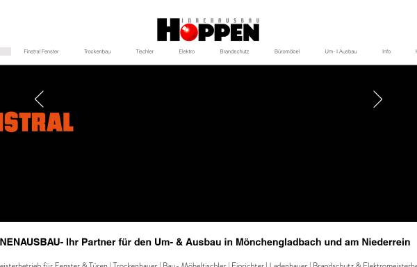 Vorschau von www.hoppen-innenausbau.de, Hoppen Innenausbau GmbH