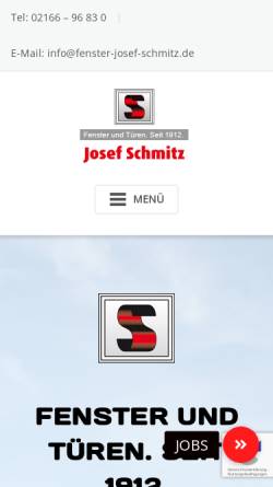 Vorschau der mobilen Webseite josef-schmitz-gmbh.de, Josef Schmitz GmbH