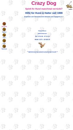 Vorschau der mobilen Webseite www.hundeschule-crazy-dog.de, Crazy Dog