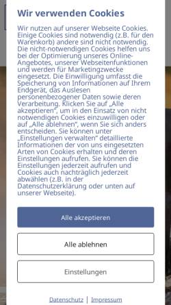 Vorschau der mobilen Webseite www.ziemer-falke.de, Praxis für kynologische Verhaltensberatung Jörg Ziemer