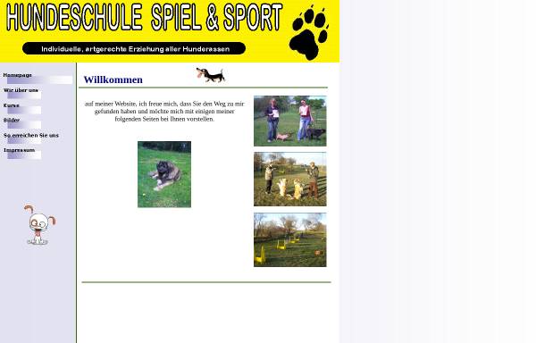 Vorschau von www.hundeschulespielundsport.de, Hundeschule Spiel und Sport
