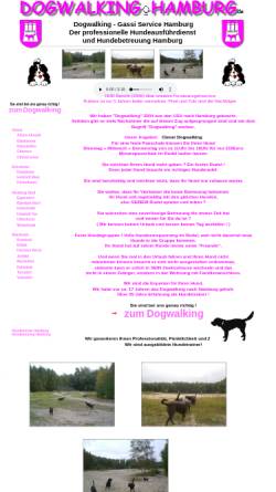 Vorschau der mobilen Webseite www.dogwalking-hamburg.de, Dogwalking Hamburg