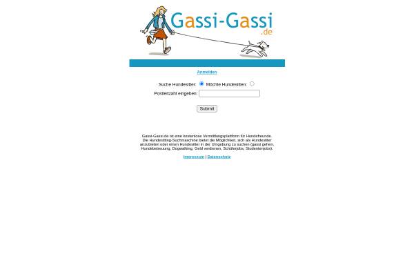 Vorschau von www.gassi-gassi.de, Gassi Gassi