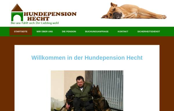 Vorschau von www.hundepension-hecht.de, Hundepension Hecht