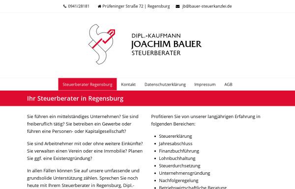 Vorschau von www.bauer-steuerkanzlei.de, Steuerkanzlei Joachim Bauer