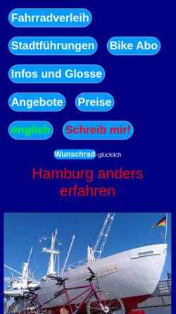 Vorschau der mobilen Webseite www.hamburg-anders-erfahren.de, Hamburg anders erfahren